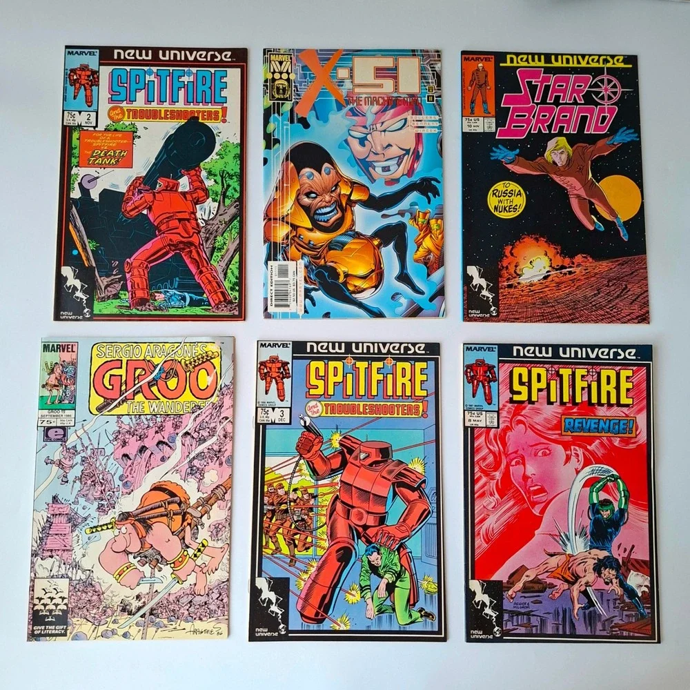 60 Marvel Comic Book Lot Heroes for Hire Deadpool Battlestar Galactica Yogi Bear